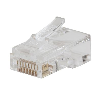 KLEVDV826763 image(0) - Klein Tools Pass-Thru&trade; Modular Data Plugs, RJ45-CAT6, 200-Pack