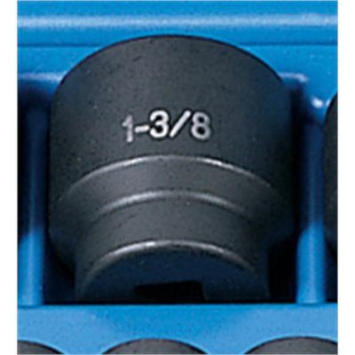 GRE2044R image(0) - Grey Pneumatic 1/2" Drive x 1-3/8" Standard Socket