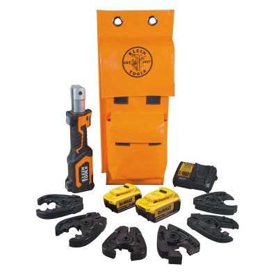 KLEBAT207T144H image(0) - Klein Tools Battery-Operated Cutter/Crimper Kit, 4 Ah