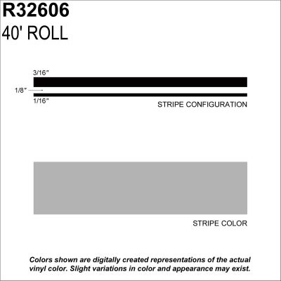 SHR32606 image(0) - SHARPLINE CONVERTING INC MS, 3/8" X 40' Silver Metallic