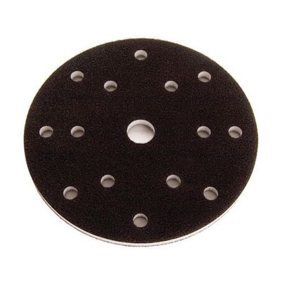 MRK1066F image(0) - Mirka Abrasives 1066F Grip Faced Interface Pad, 6 in Dia x 3/8 in THK, Hook and Loop Attachment