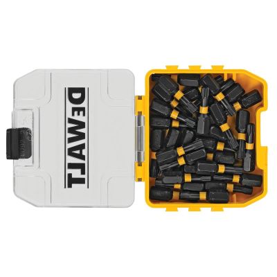 DWTDWA1TX25IR30 image(0) - DEWALT Flextorq Impact Driver Bits, Torx, 1/4-Inch X 1-Inch, 30-Pack