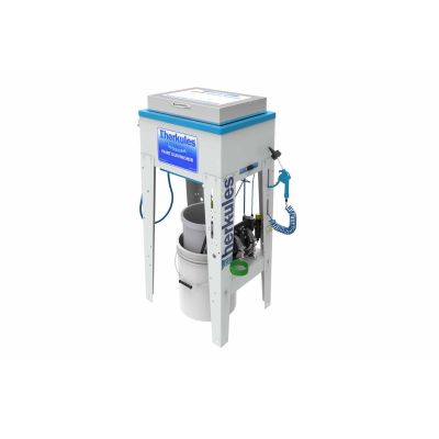 HERG511 image(0) - Herkules Equipment G511 - Manual Paint Gun Washer w/ Flow-Through Brush, Air Gun and Filtration System