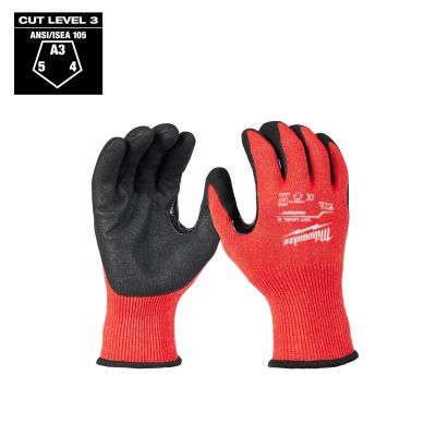 MLW48-73-8631E image(0) - Milwaukee Tool (1) Cut Level 3 Nitrile Dipped Gloves - M (48-73-8631E)