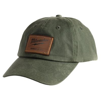 MLWM772E image(0) - Milwaukee Tool Waxed Canvas Adjustable Hat - Green