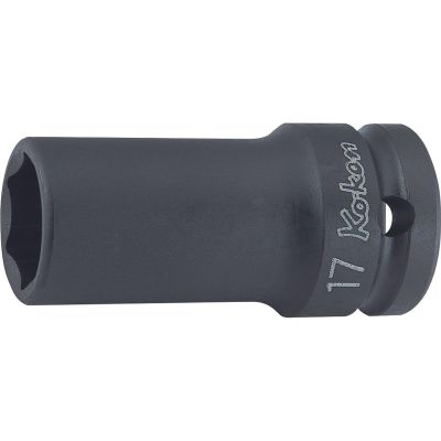 KKN14301X-11 image(0) - Ko-ken USA 14301X-11 1/2 Sq. Dr. Socket 11mm 6 point Length 60mm Thin walled