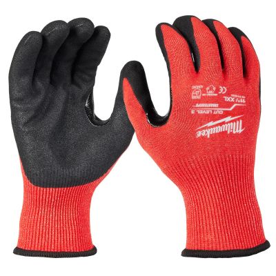 MLW48-73-8633 image(0) - Milwaukee Tool Cut Level 3 Coated Nitrile Dipped Gloves - XL