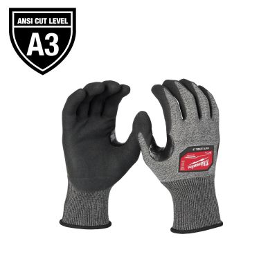 MLW48-73-7134 image(0) - Milwaukee Tool Cut Level 3 High-Dexterity Coated Nitrile Dipped Gloves - XXL