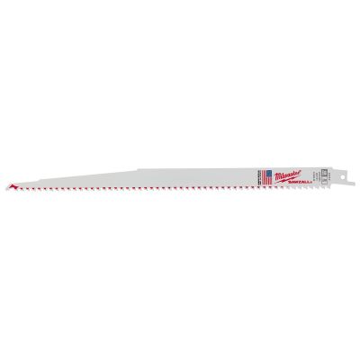 MLW48-01-2017 image(0) - Milwaukee Tool 12" 5 TPI Wood Cutting Sawzall Blades Bulk 10