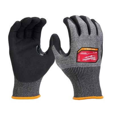 MLW48-73-7024B image(0) - Milwaukee Tool 12 Pair Cut Level 8 High-Dexterity Coated Nitrile Dipped Gloves - XXL