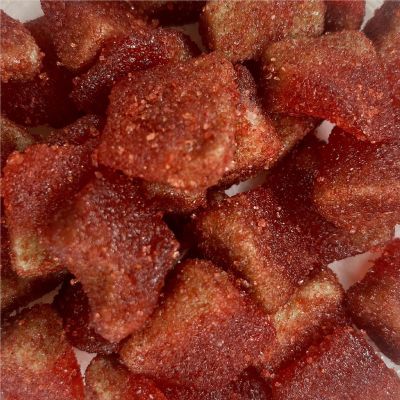 THS356880 image(0) - Tender Heifer Snack Co. Dry Chamoy Watermelon Rings Mexican Candy - 8 Ounce