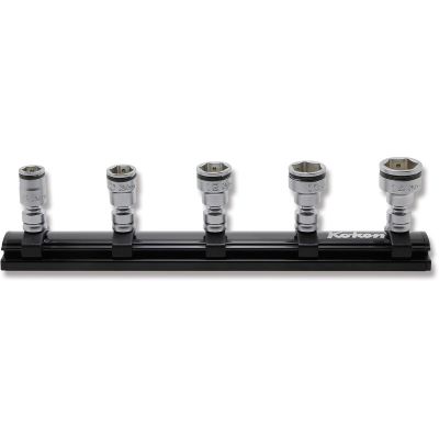 KKNRS2441MZ-5 image(0) - Ko-ken USA 1/4" Sq Dr. Z-series Universal NUT GRIP Sockets - 5 pieces - RS2441MZ/5