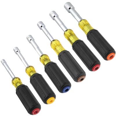 KLE654516 image(0) - Klein Tools Color-Coded Hollow-Shaft Heavy-Duty Nut Driver, 5/16-Inch
