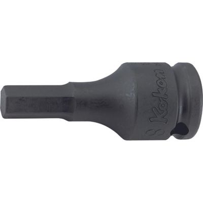 KKN13012M-52-3 image(0) - Ko-ken USA 13012M.52-3 3/8 Sq. Dr. Bit Socket 3mm Hex Length 52mm