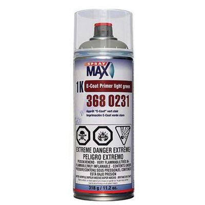 SMX3680231 image(0) - SprayMax 3680231 1K E-Coat Primer, 11.2 oz Aerosol Can, Light Green, 5.4 sq-ft Coverage