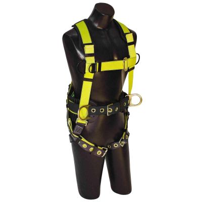 SRW812400-A image(0) - FALL SAFE Safety Harness - IRONMAN LITE Series - Construction-Style Positioning  - Back / Side, Quick Connect, Tongue Buckle  - Size: XL