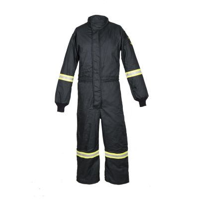 OBRTCG25-CVL-2XL image(0) - OBERON Coveralls - Arc Flash - 25 Cal TCG Ultralight - Color: Black - Size: 2XL