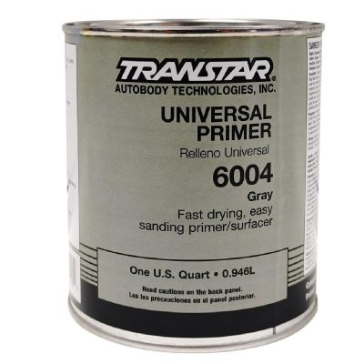 TRP6004 image(0) - Transtar Autobody Products 6004 - Universal Primer - 1 qt Can - Gray - 1:1-1 1/2 Mixing - 388 sq-ft/ Gallon at 1 mil Coverage