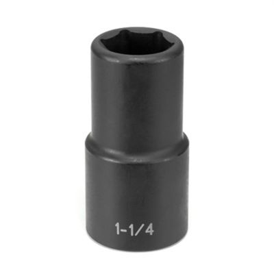 GRE5040DT image(0) - Grey Pneumatic #5 Spline x 1-1/4" Deep Thin-Wall Socket