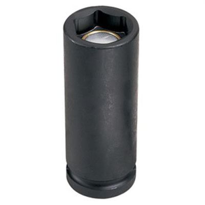 GRE2032DG image(0) - Grey Pneumatic 1/2" Drive x 1" Magnetic Deep Socket