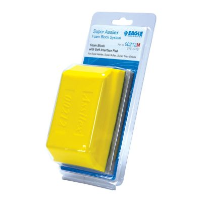 EAG00212M image(0) - Eagle Abrasives, Inc. 00212M Hand Sanding Block with Micro Hook Interface Pad, Super-Tack Attachment