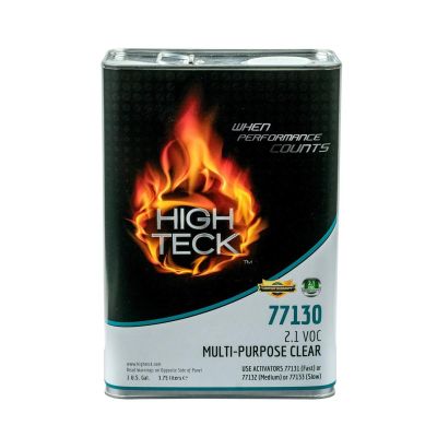 HIT77130-1 image(0) - High Teck Products 77130-1 Multi-Purpose Clearcoat, 1 gal, Clear, Liquid, 2.1 lb/gal VOC, 4:1 Mixing
