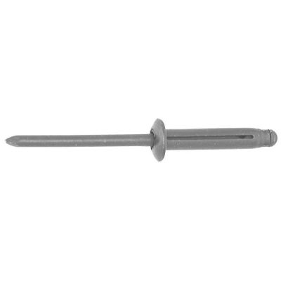 AVC19514 image(0) - AUVECO 19514 Split-Type Rivet, 3/16 in Dia x 3/64 to 15/64 in Grip Range, Aluminum, Black