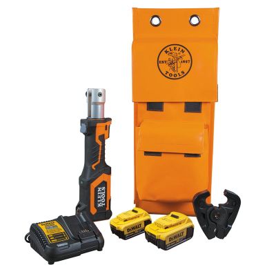 KLEBAT207T24H image(0) - Klein Tools Battery-Operated Crimper, D3 Groove, 4 Ah