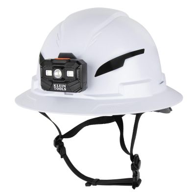 KLE60401 image(0) - Klein Tools Hard Hat, Vented, Full Brim Style, White