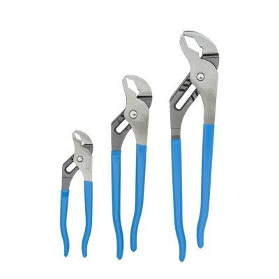 CHAVJ-3 image(0) - Channellock VJ-3 3 Piece V-Jaw Tongue & Groove Pliers Set