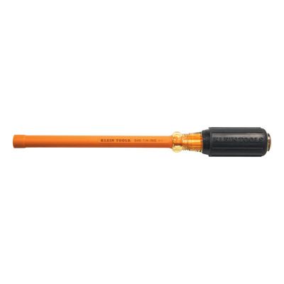 KLE64612M image(0) - Klein Tools 1/2-Inch Magnetic Tip Nut Driver 6-Inch Shaft