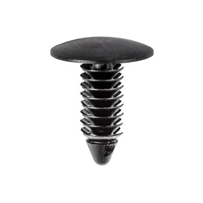 AVC24204 image(0) - AUVECO 24204 Single Head Fender and Bumper Shield Retainer, 11/16 in Dia Bottom Head x 29/32 in OAL, Nylon, Black