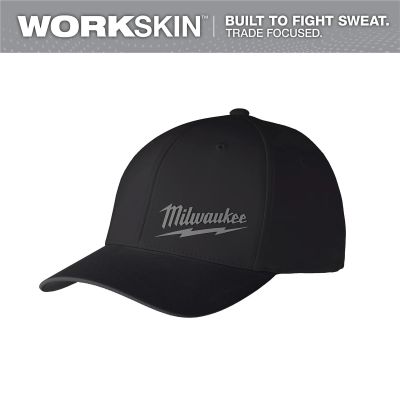MLW507B-LXL image(0) - Milwaukee Tool WORKSKIN&trade;  Performance Fitted Hat