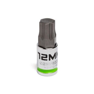 GETHBM12 image(0) - Grip Edge Tools 12mm 3/8" Dr short RPT Hex bit socket