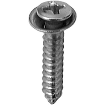 AVC2775 image(0) - AUVECO 8 X 7/8 PHIL OVAL HEX SEMS TAP SCRW FLUSH CHROME