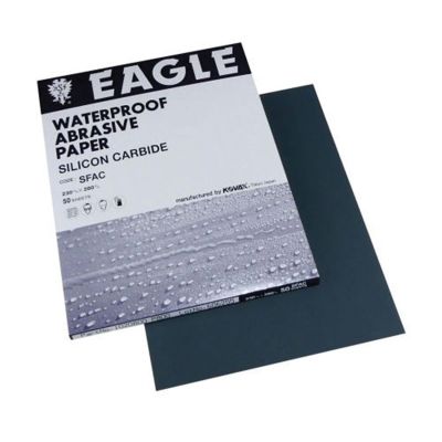 EAG1020800 image(0) - Eagle Abrasives, Inc. KOVAX 102-0800 Sanding Sheet, 9 in W x 11 in L, 800 Grit, Silicon Carbide Abrasive, Paper Backing, Wet