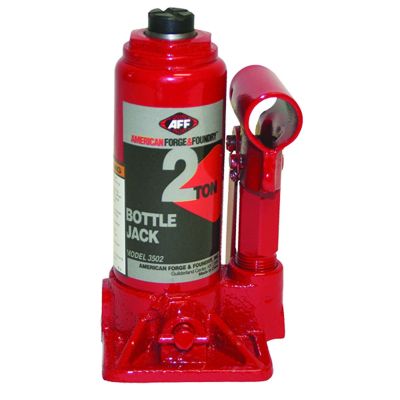 INT3502 image(0) - American Forge & Foundry Bottle Jack - 2 Ton Capacity - Manual - Heavy Duty