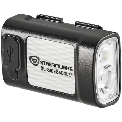 STL61627 image(0) - Streamlight SL-SideSaddle USB Hat Light - Includes (1) Polymer Battery, USB-C Cord and Hat Mount - Black