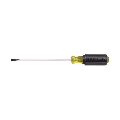 KLE601-10 image(0) - Klein Tools Screwdriver Cushn-Grip Cabinet Tip 3/16"x10"
