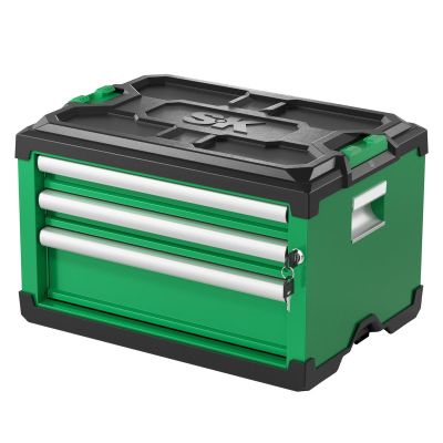 SKTSK03145 image(0) - S K Hand Tools 3-Drawer Modular Stackable Tool Box, 2 Shallow & 1 Deep