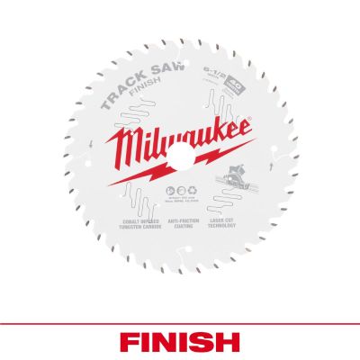 MLW48-40-0625 image(0) - Milwaukee Tool 6-1/2 Inch 40T Finish Track Saw Blade