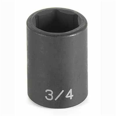 GRE2008M image(0) - Grey Pneumatic 1/2" Drive x 8mm Standard Socket