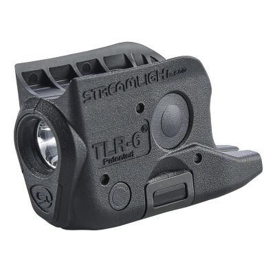 STL69280 image(0) - Streamlight TLR-6 (GLOCK 42/43) Without Laser - Includes (2) CR 1/3N Lithium Batteries - Box - Black