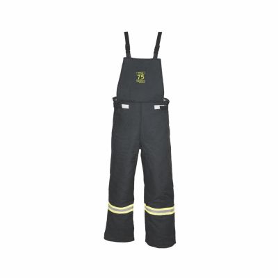 OBRTCG75-BIB-SXL image(0) - OBERON Bib Overalls - Arc Flash - 75 Cal TCG - Color: Black - Size: XL Short