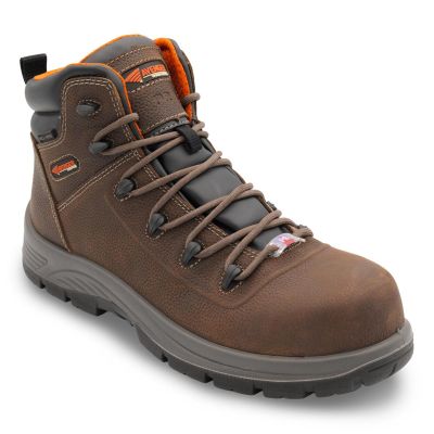FSIA8200-13EE image(0) - Avenger Work Boots Framer MAX Mid - Men's - CT|EH|PR|WP|SR|SF - Brown - Size: 13 - EE - (Extra Wide)
