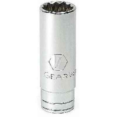 KDT80516 image(0) - GearWrench 3/8 Inch Drive 12 Point Deep SAE Socket 11/16 Inch