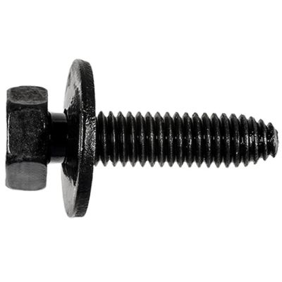 AVC12065 image(0) - AUVECO 12065 Hex Head Sems CA Point Body Bolt, M6 x 1 mm x 25 mm L x 10 mm Across Flats, Phosphate