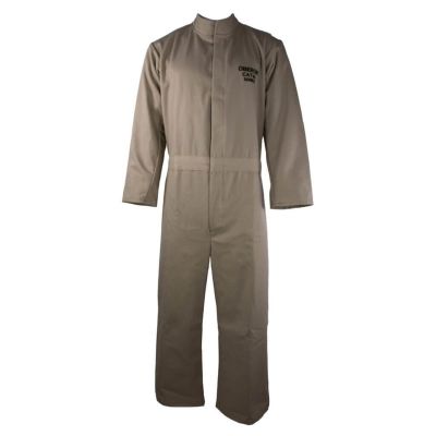 OBRCAT4-CVL-4XL image(0) - OBERON Coveralls - Arc Flash - 40 Cal CAT - Color: Khaki - Size: 4XL