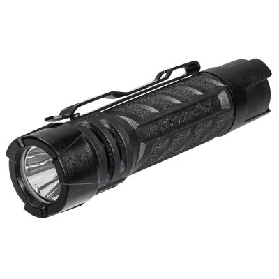 STL86000 image(0) - Streamlight PolyTac 1X - Includes (1) CR123A Lithium and (1) AA Alkaline Battery - Black