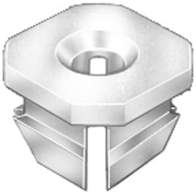 AVCAP13450 image(0) - AUVECO PAK NYLON NUTS, #8 SCREW SIZE